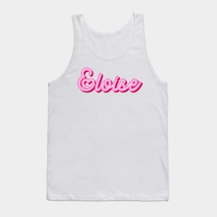 Eloise name pink heart Tank Top